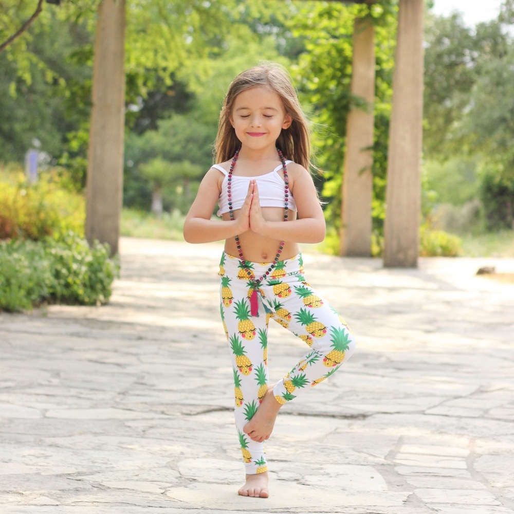 HOLD. Flexi Lexi mini pineapple kids legging